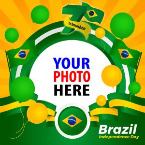 brazil independence day twibbon 2 - Happy Independence Day Brazil 2022 - Photo Frames gambar 2