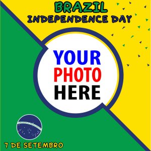 brazil independence day twibbon 3 - Happy Independence Day Brazil 2022 - Photo Frames gambar 3