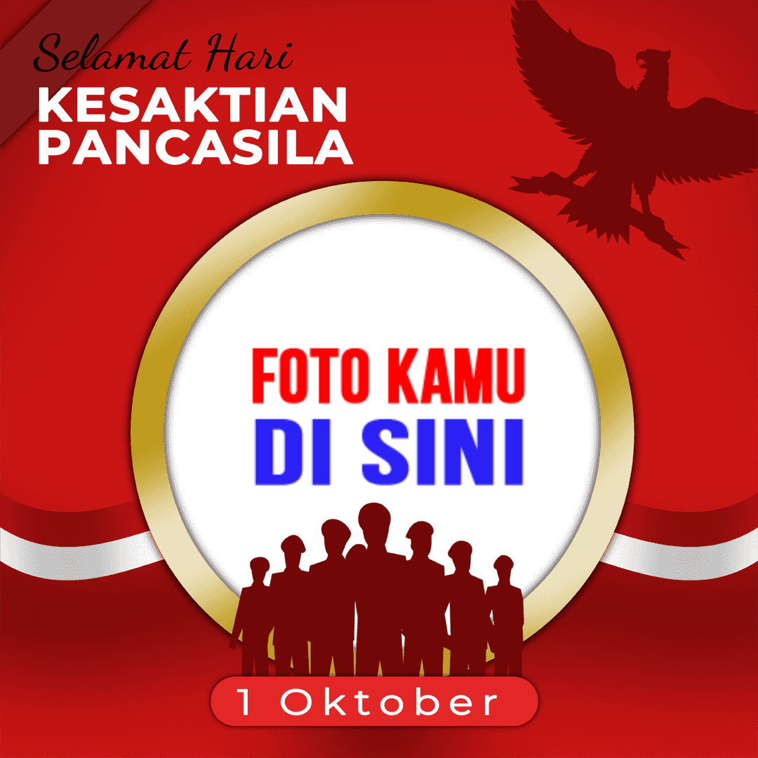 twibbonize dp template selamat Hari Kesaktian Pancasila 2022 design 1 img