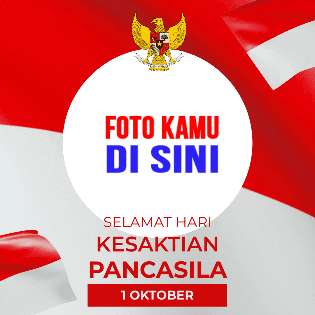 twibbonize dp template selamat Hari Kesaktian Pancasila 2022 design 12 img