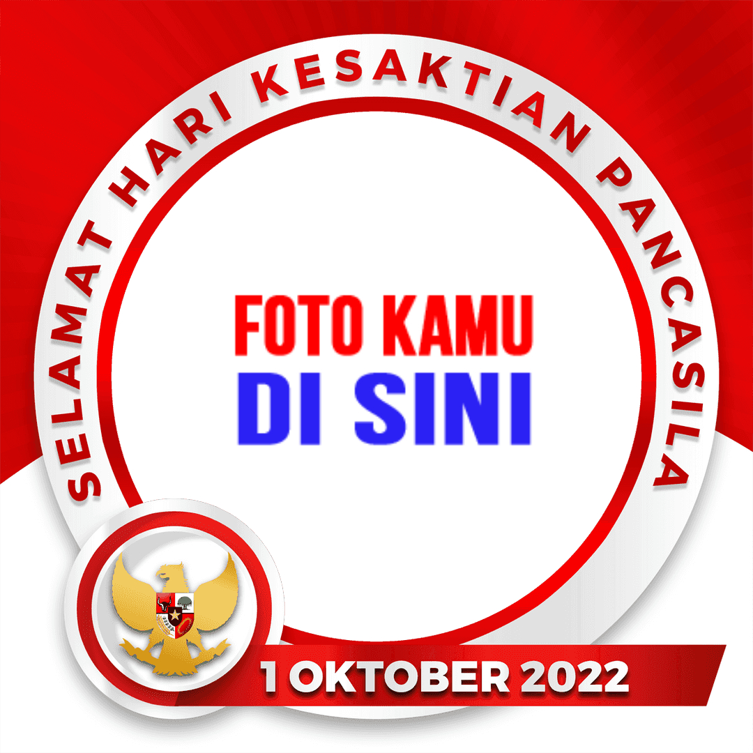 twibbonize dp template selamat Hari Kesaktian Pancasila 2022 design 8 img