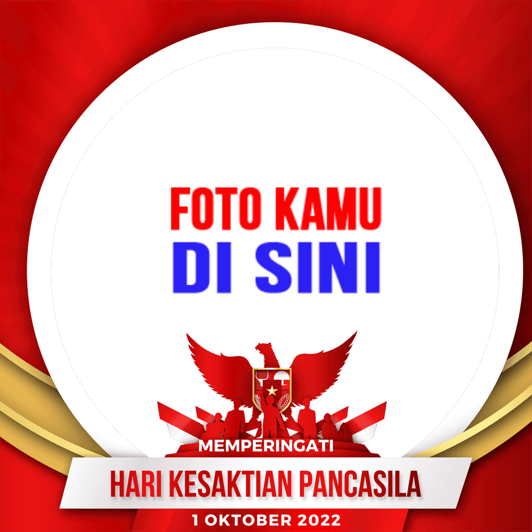 twibbonize dp template selamat Hari Kesaktian Pancasila 2022 design 9 img