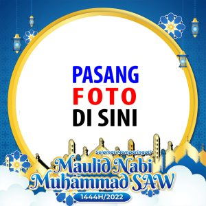 twibbon maulid nabi muhammad saw 1 - Twibbon Maulid Nabi Muhammad SAW 1444 H /2022 M gambar 1