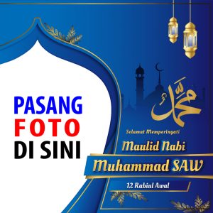 twibbon maulid nabi muhammad saw 2 - Twibbon Maulid Nabi Muhammad SAW 1444 H /2022 M gambar 2