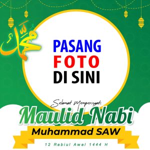 twibbon maulid nabi muhammad saw 3 - Twibbon Maulid Nabi Muhammad SAW 1444 H /2022 M gambar 3