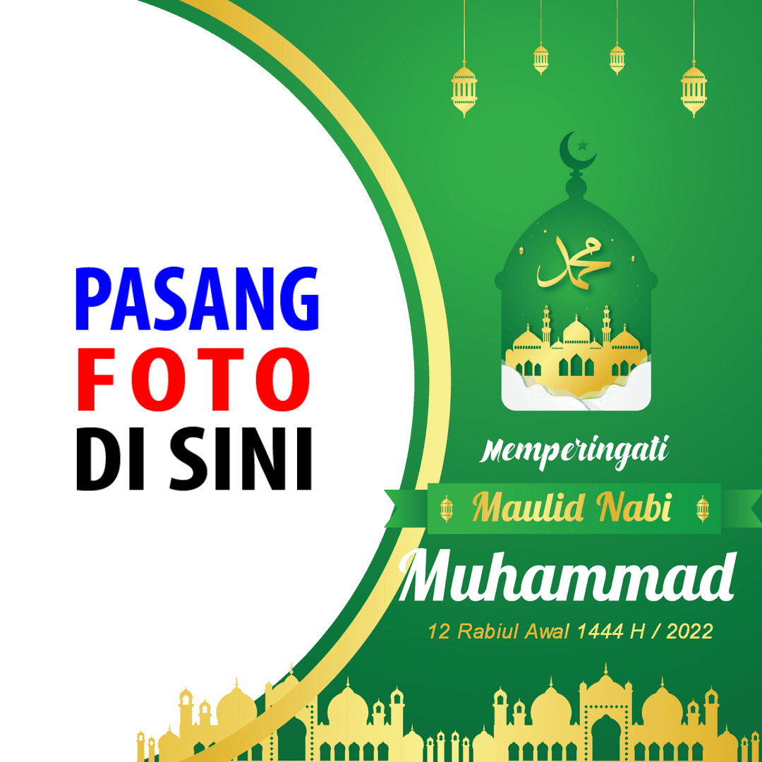 twibbonize dp template ucapan maulid nabi muhammad saw 2022 design 9 img