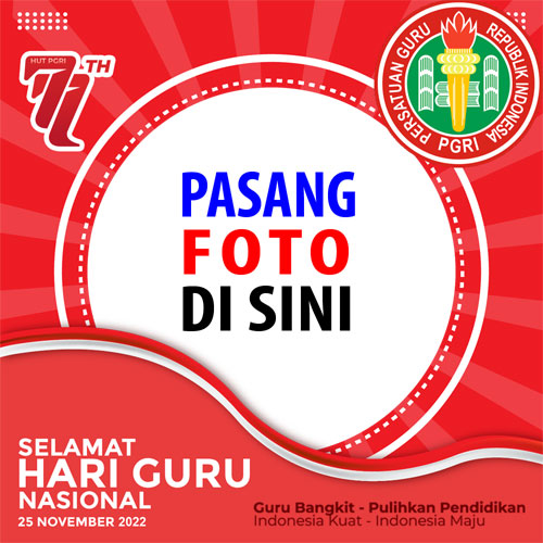 twibbonize template bingkai foto peringatan Hari Guru nasional 25 november 2022 design 1 img