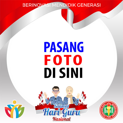 twibbonize template bingkai foto peringatan Hari Guru nasional 25 november 2022 design 12 img