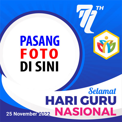 twibbonize template bingkai foto peringatan Hari Guru nasional 25 november 2022 design 3 img