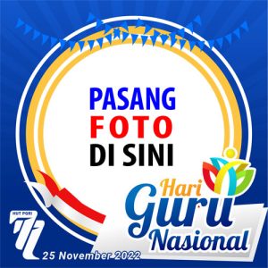 twibbon hari guru hgn hut pgri 5 - 13 Twibbon Terbaik Hari Guru Nasional 25 November 2022 gambar 6