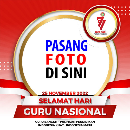 twibbonize template bingkai foto peringatan Hari Guru nasional 25 november 2022 design 9 img