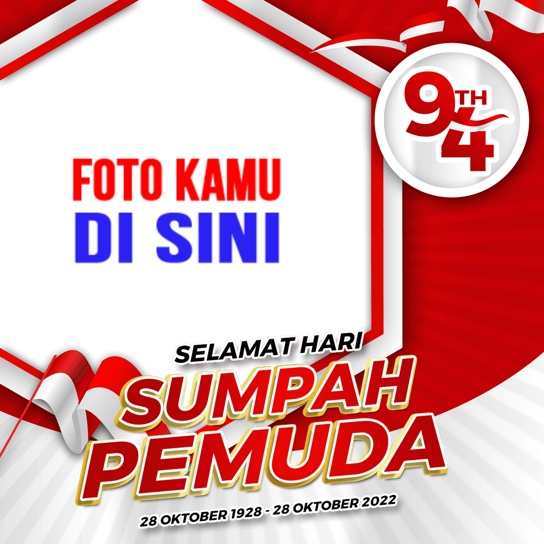 twibbonize dp template selamat Hari sumpah pemuda 28 oktober 2022 design 2 img