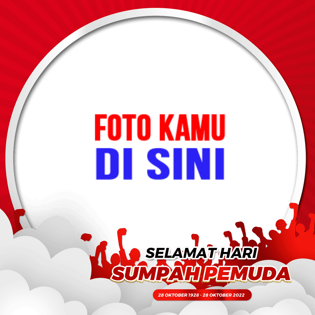 twibbonize dp template selamat Hari sumpah pemuda 28 oktober 2022 design 4 img