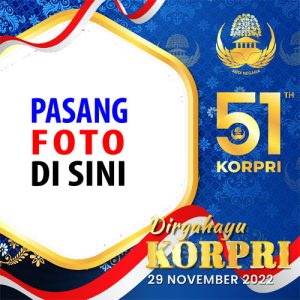 twibbon hut korpri 2022 ke 51 3 - 12 Twibbon Terbaru HUT KORPRI 29 November 2022 gambar 4