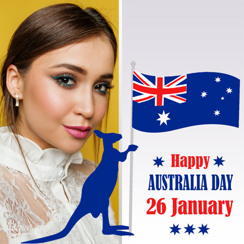 happy australia day greetings twibbon 2023 - Happy Australia Day 2023 Picture Background Templates gambar 1