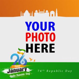 india republic day greetings 7 - 74th Republic Day of India Photo Frame Templates gambar 8