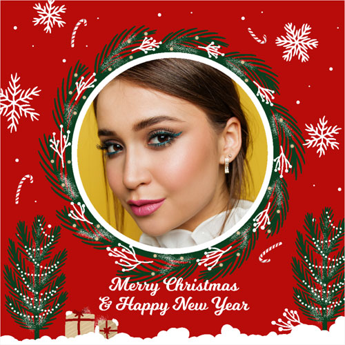 merry christmas happy new year 2023 twibbon - Merry Christmas and A Happy New Year 2024 Photo Background gambar 1