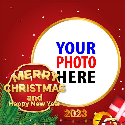 twibbonize merry Christmas and happy New Year Wishes Images hd background 2023 template frame design 1 img