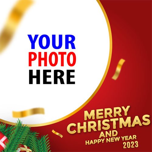 twibbonize merry Christmas and happy New Year Wishes Images hd background 2023 template frame design 2 img