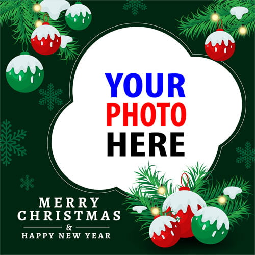 twibbonize merry Christmas and happy New Year Wishes Images hd background 2023 template frame design 6 img