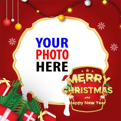 twibbonize merry Christmas and happy New Year Wishes Images hd background 2023 template frame design 7 img