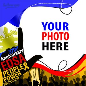 edsa february 25 philippine poster 1 - EDSA Revolution 37 Years Anniversary Greetings Templates gambar 2