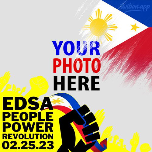 edsa revolution 37 years anniversary 2023 greetings poster images Templates PNG design 3 img