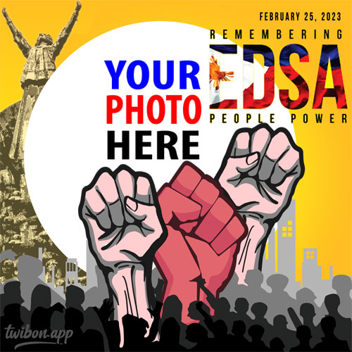 edsa revolution 37 years anniversary 2023 greetings poster images Templates PNG design 5 img