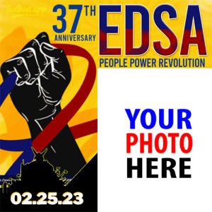 edsa february 25 philippine poster 6 - EDSA Revolution 37 Years Anniversary Greetings Templates gambar 7