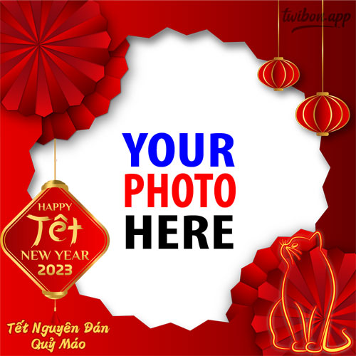 Vietnamese Lunar New Year 2023 greetings wishes images Templates PNG design 7 img