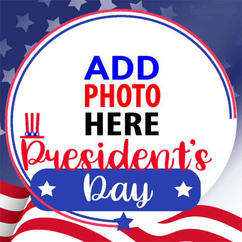 Presidents Day greetings quotes images template frame design 8 img