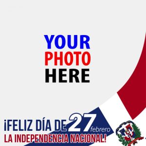 dominican independence day 2023 twibbon 1 - 179th Dominican Republic Independence Day Greeting Frames gambar 2