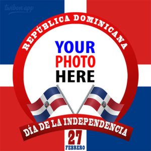 dominican independence day 2023 twibbon 6 - 179th Dominican Republic Independence Day Greeting Frames gambar 7