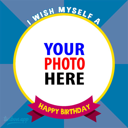 happy blessed birthday - virtual birthday cards wishes images template frame design 10 img