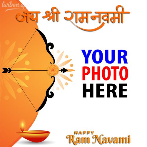 2023 Sri Rama Navami wishes images template frame design 1 img