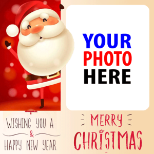 christmas 1 - Merry Christmas and A Happy New Year 2024 Photo Background gambar 2